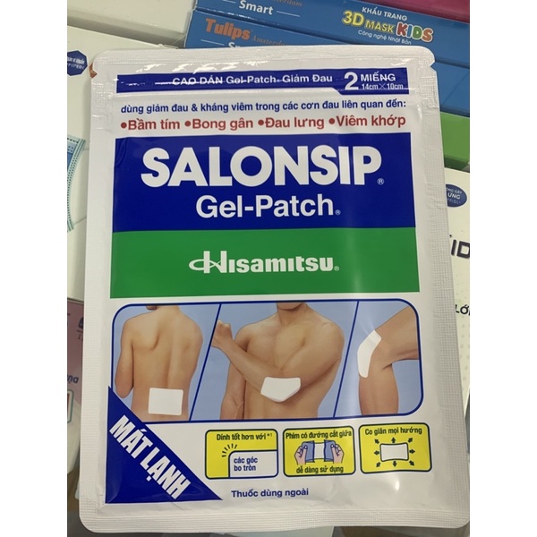 SALONSIP CAO DÁN MÁT LẠNH GÓI 2 MIẾNG CO GIÃN 4 CHIỀU