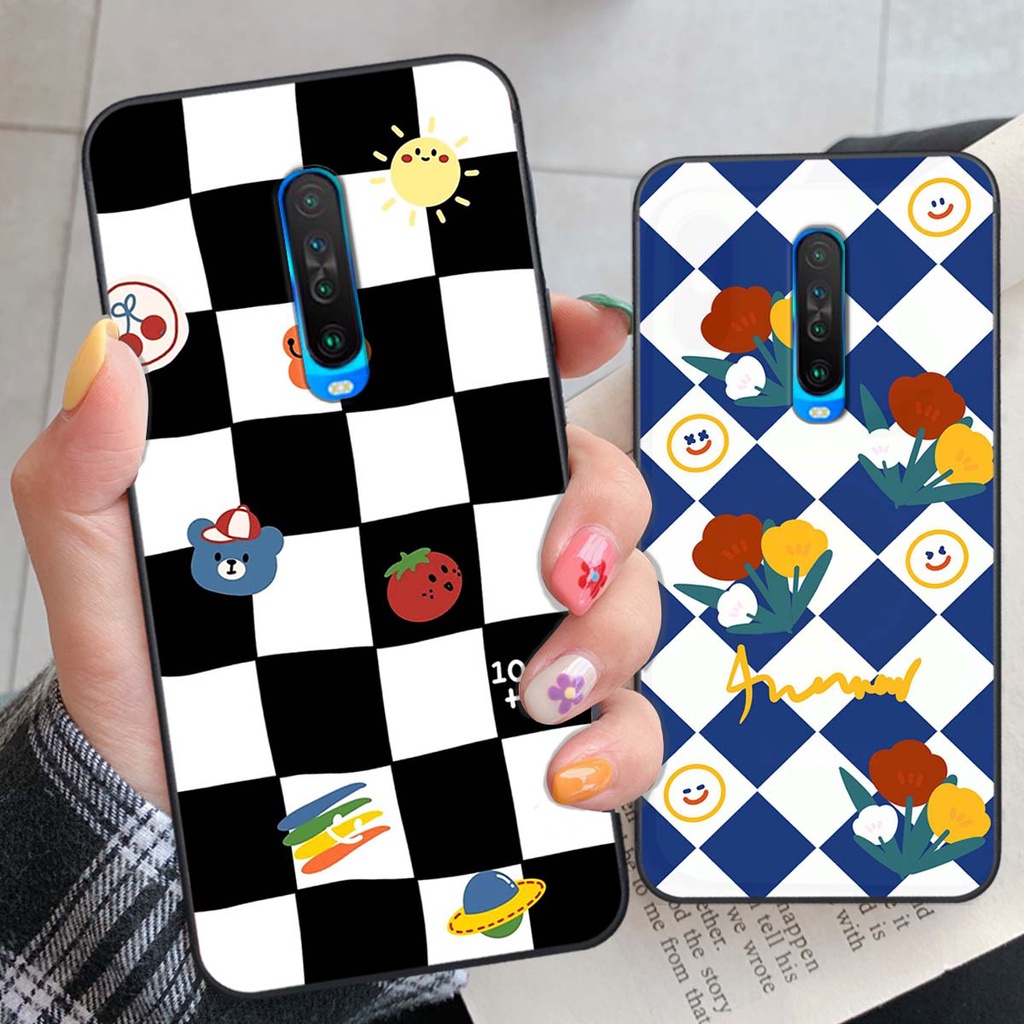 Ốp Xiaomi Redmi K30 họa tiết hoa, gấu thời trang, ốp dẻo bền đẹp