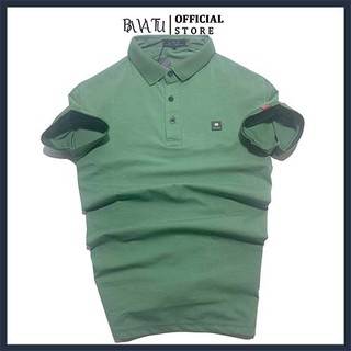 Áo polo nam tay ngắn BAVATU vải thun cotton da cá sấu mát mịn thấm hút hồ môi co giãn thoải mái