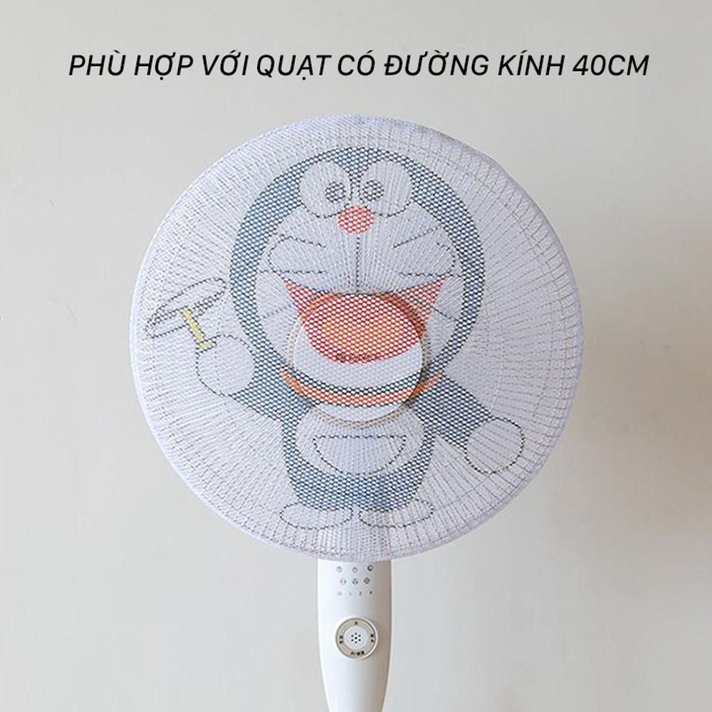 Lưới Bọc Quạt Size To In Hình Thú Bảo Vệ Quạt Và An Toàn Cho Bé