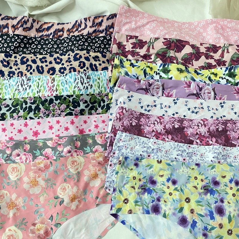 Combo 10 quần lót nữ su đúc nguyên mông nửa mông nhiều mẫu thoải mái kháng khuẩn cao cấp các hãng