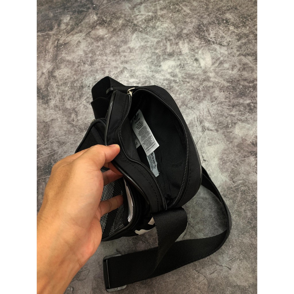 🔥[𝑩𝑨𝑪𝑲 𝑻𝑶 𝑺𝑪𝑯𝑶𝑶𝑳] Túi đeo chéo  Adidas EQT Mini Bag Sports - Full tag mác