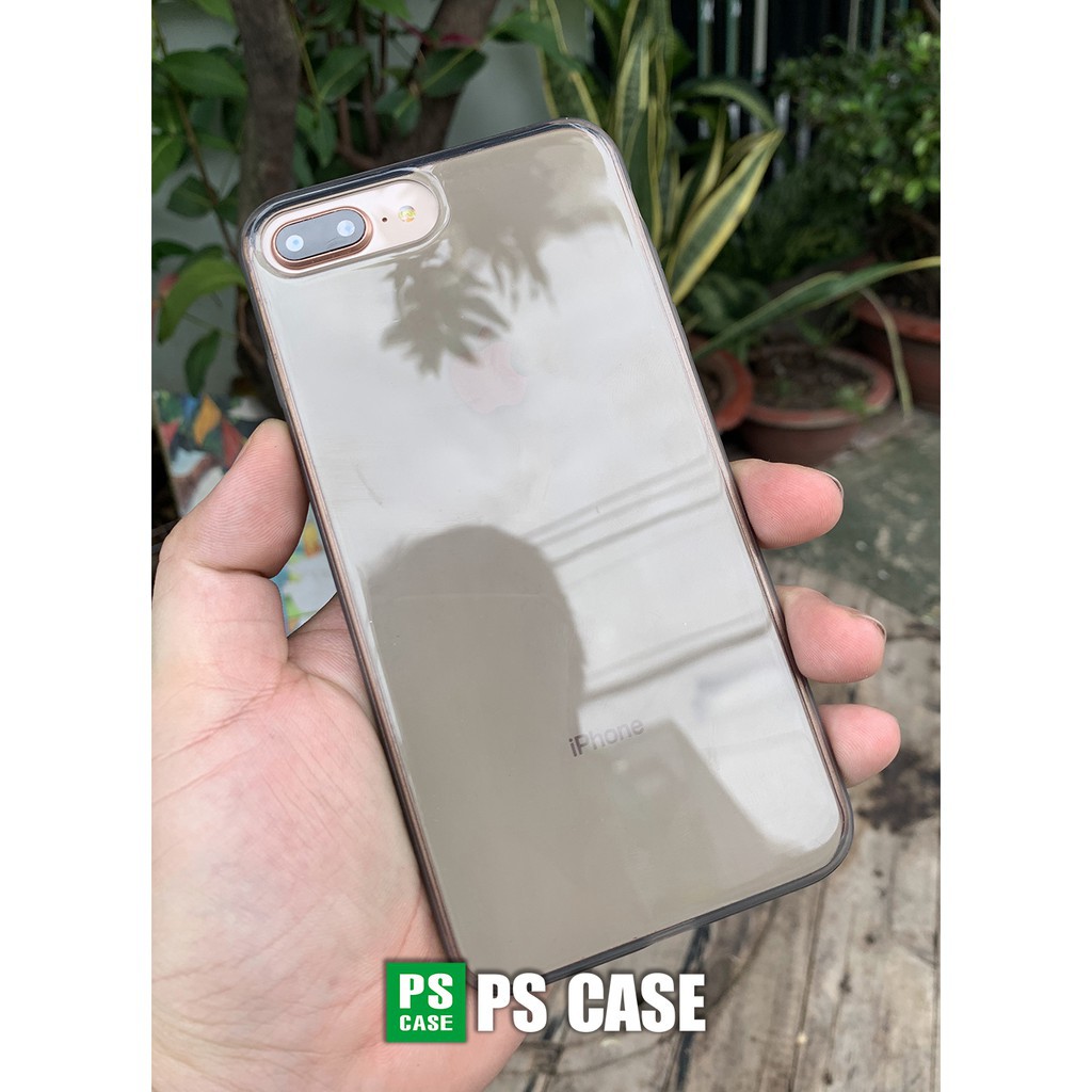 [người bán địa phương] Ốp lưng dẻo đen mờ chống sốc cao cấp dành cho iPhone 7 Plus / iPhone 8 Plus - PS Case phân phối