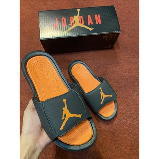 Dép jordan hydro 6 nam - đen cam