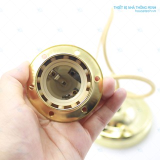 Đui đèn thả trần inox E27 HT488