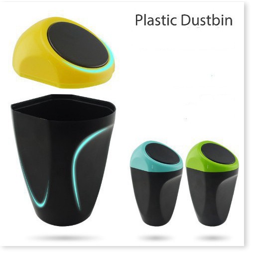 Thùng rác mini trên ô tô 3R Plastic Dustbin