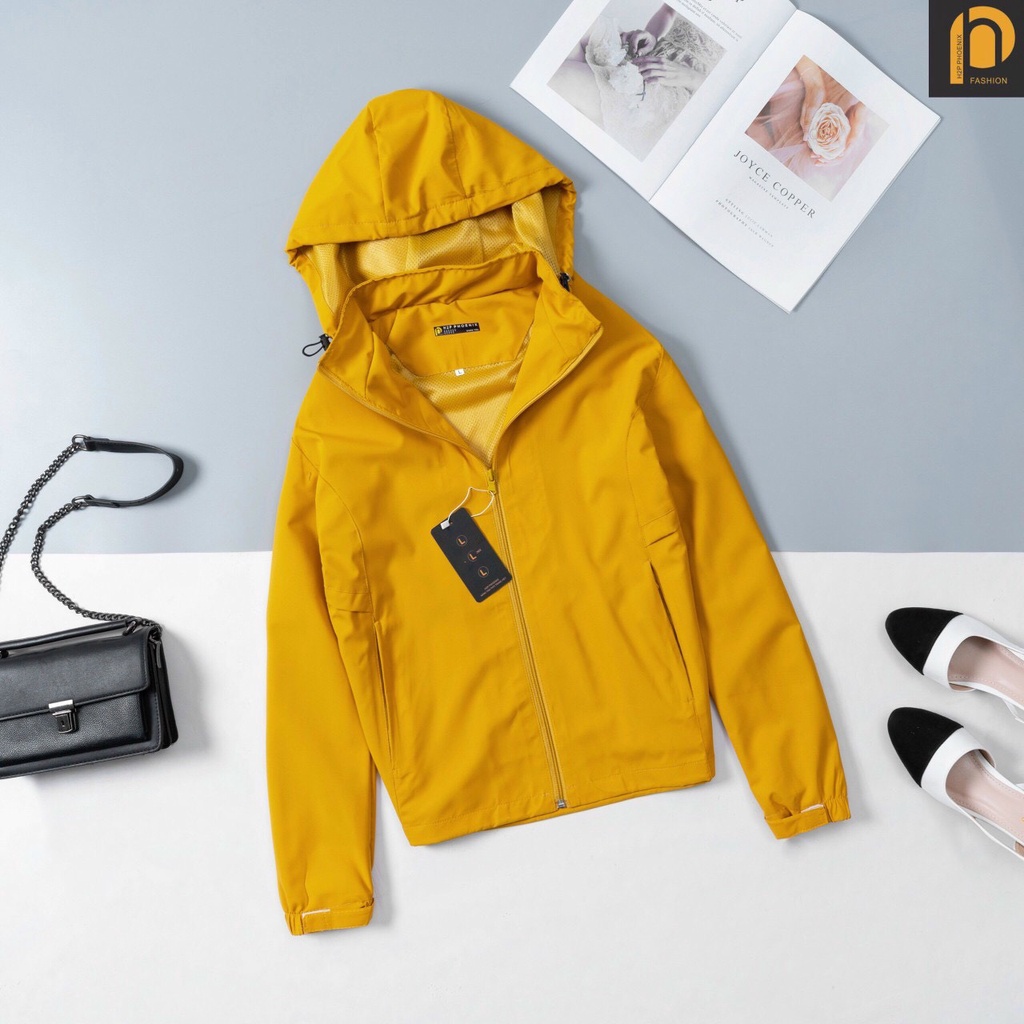 Áo khoác gió nữ MIA 1992 - Áo khoác gió VNXK 2 lớp lót chất gió tráng bạc, chống nước,chống gió, ngăn tia UV