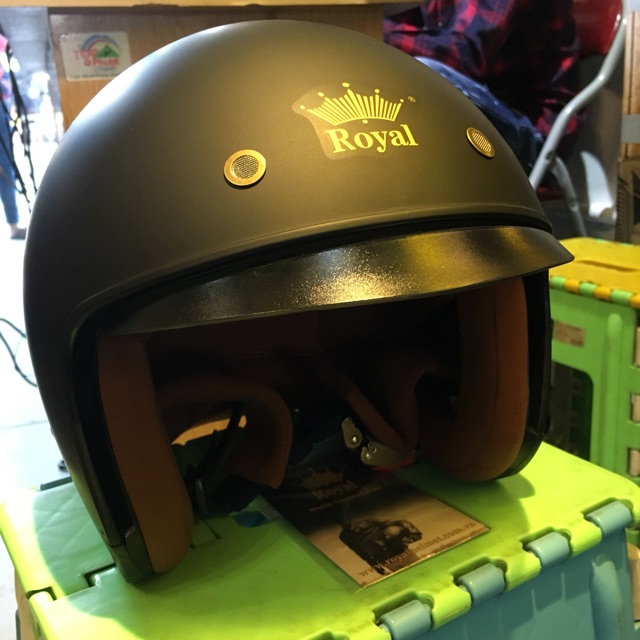 Mũ bảo hiểm fullface royal M139 đen nhám