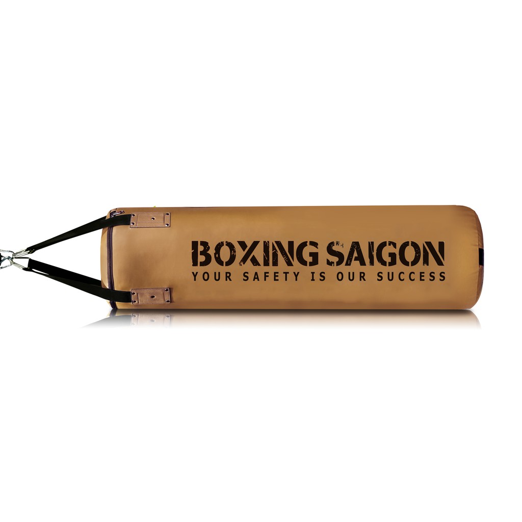 Bao cát đấm bốc Boxing Saigon 1m2 - Brown/Black