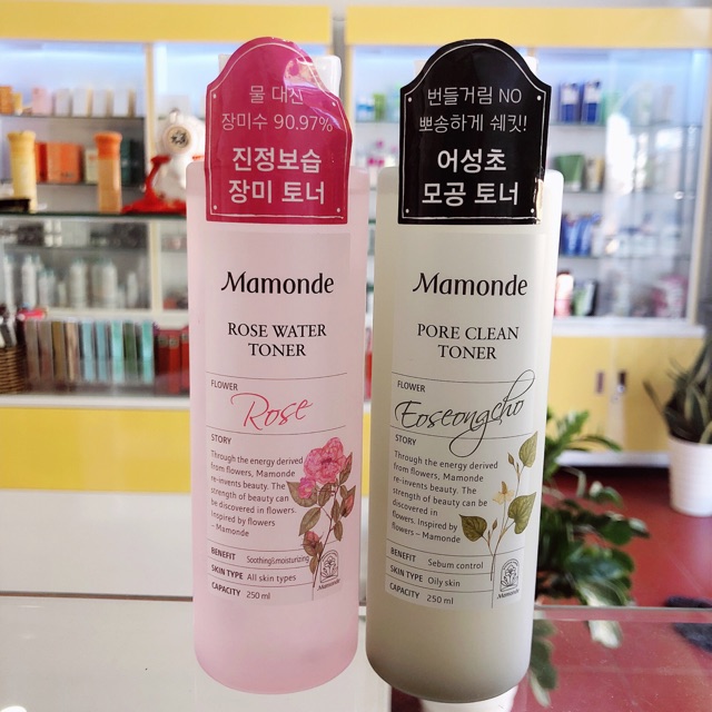[Mẫu Mới] Nước Hoa Hồng Mamonde 250ml