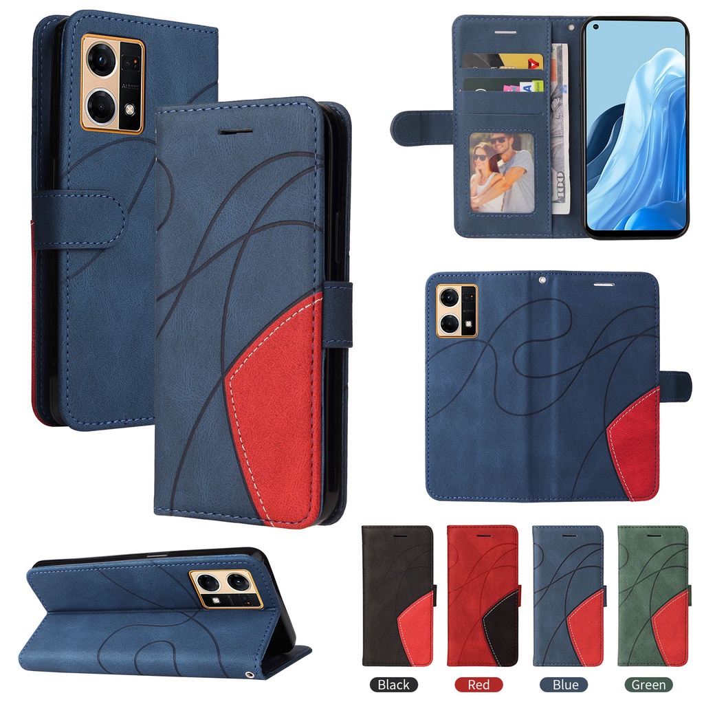 Case for OPPO Reno 7 4G Ốp Bao Da Điện Thoại Cho