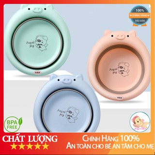 Chậu Rửa Mặt Cho Bé🌸An Toàn Cho Bé-Freeship🌸Chậu Rửa Mặt Cho Bé Gấp Gọn Cao Cấp