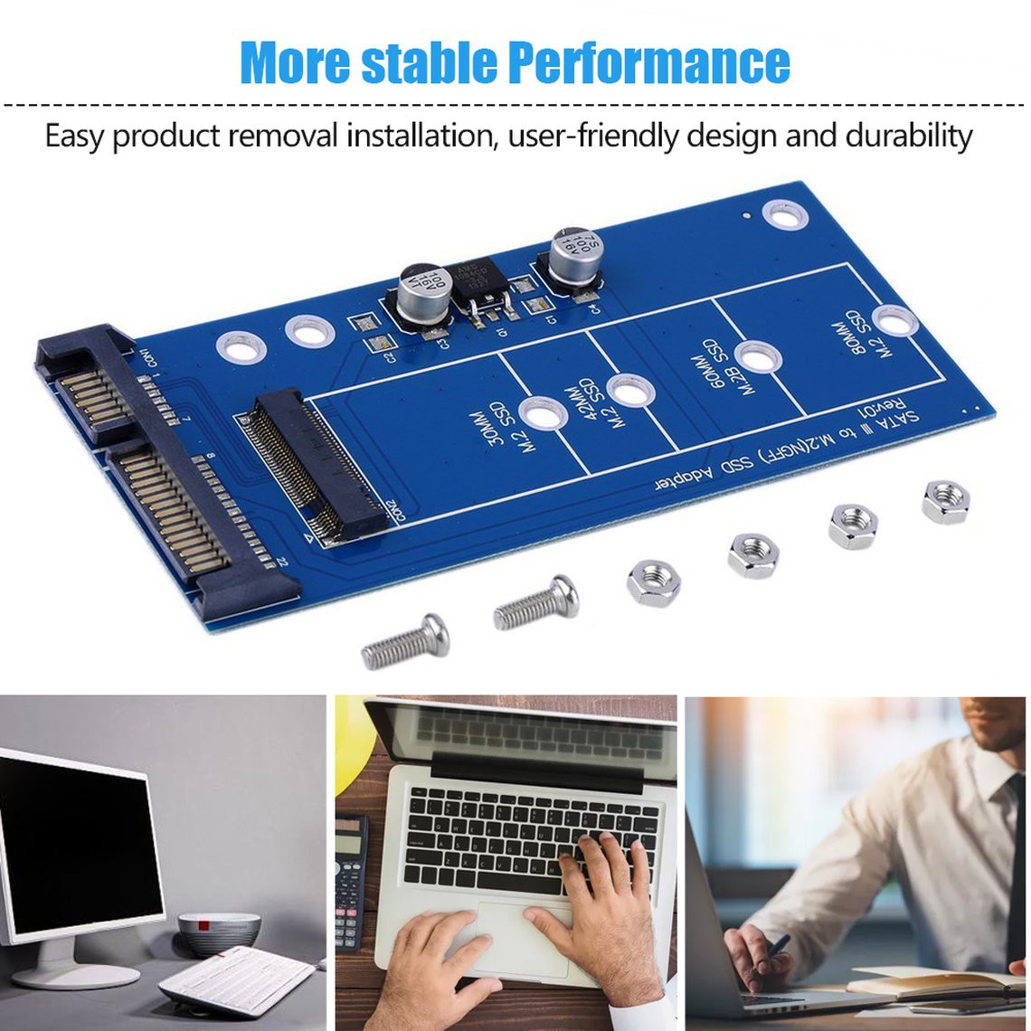 Bộ Chuyển Đổi / M2 Ngff Ssd Sata3 Ssds Sang Sata