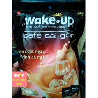 Cà phê sữa hòa tan Wake Up Café Sài Gòn 456g (19g x 24 gói)