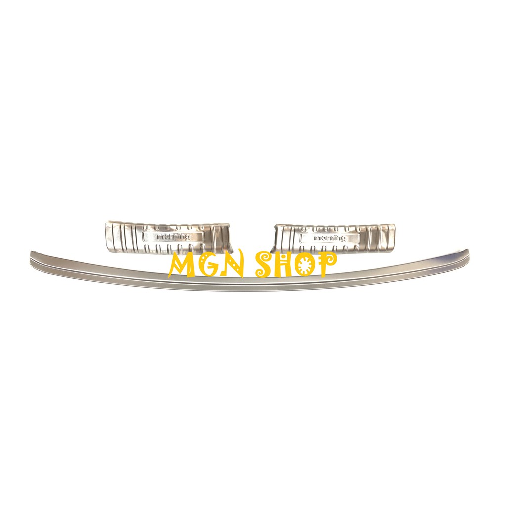 [Ốp cốp] [Kia Morning 2012 - 2021] [bên trong / bên ngoài] [Inox]