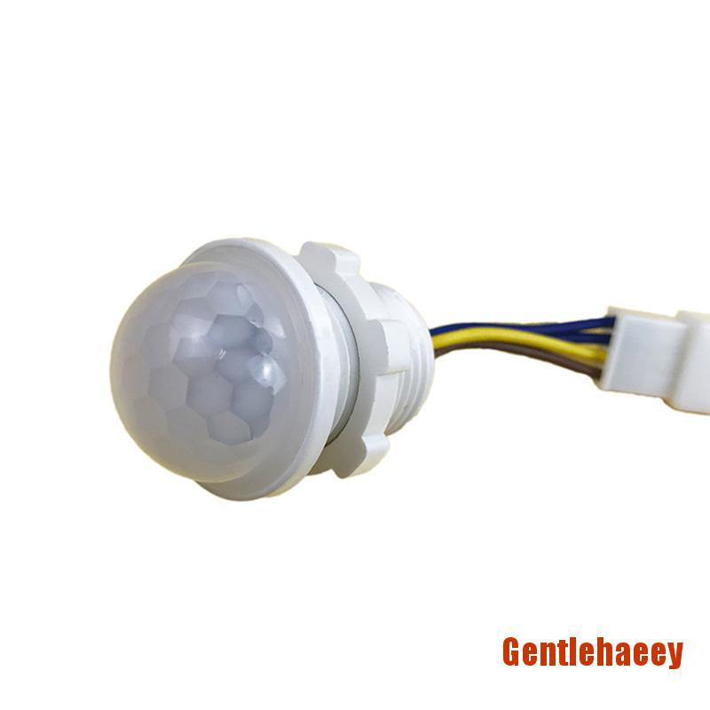 GENTLE 40mm LED PIR Detector Infrared Motion Sensor Switch with Time Delay Adjus