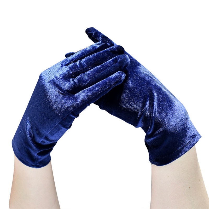 Đôi Găng Tay Nhung Ngắn Chống Nắng Cho Cô Dâu Nhảy Múa