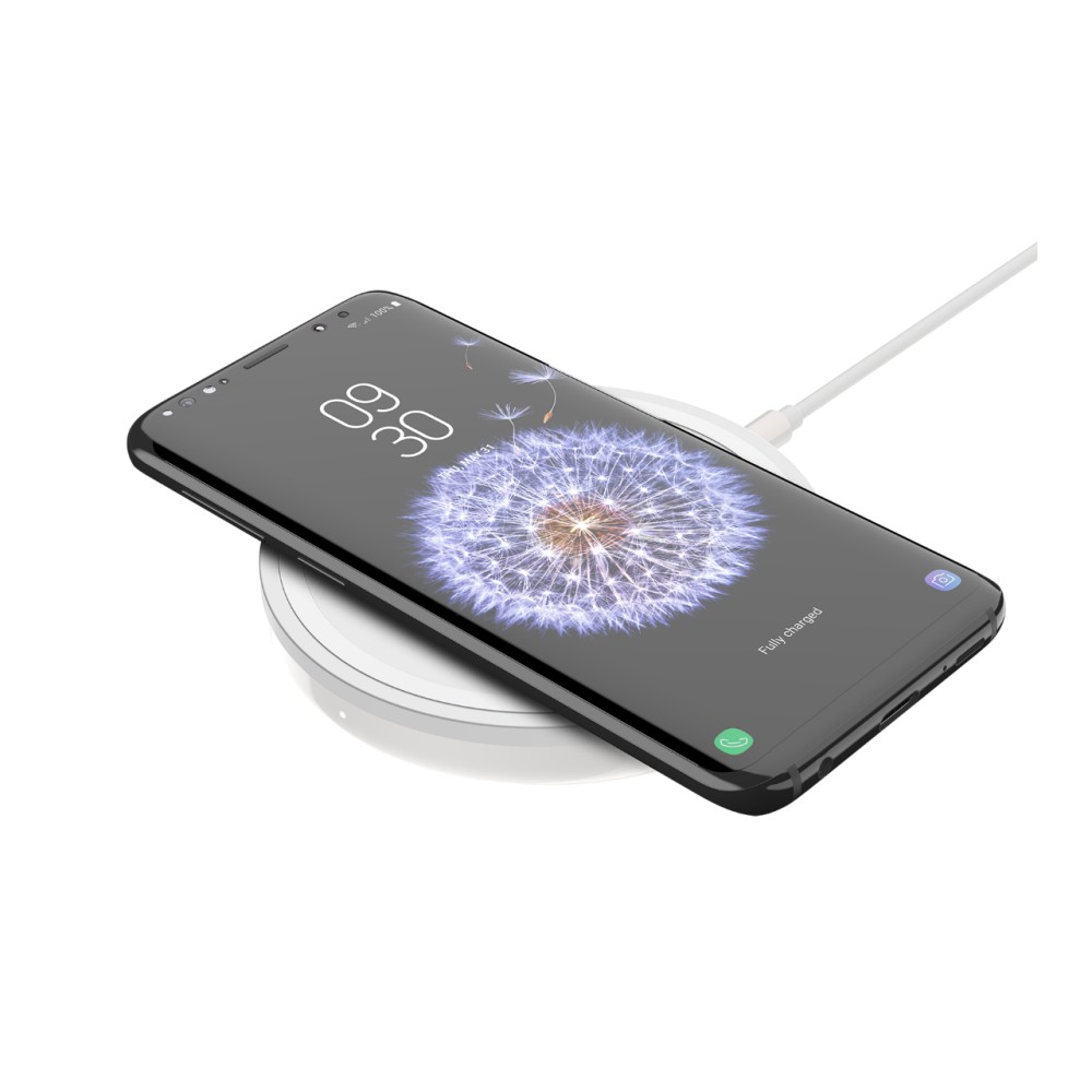 Sạc không dây Belkin BOOST↑UP Bold Wireless Charging Pad 10W cho Apple, Samsung, LG, Huawei, Pixel - Hàng Nhập Khẩu