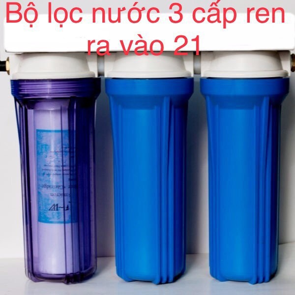 Máy lọc nước, bộ lọc thô,Bộ lọc nước sinh hoạt 3 cấp lọc 10 inch