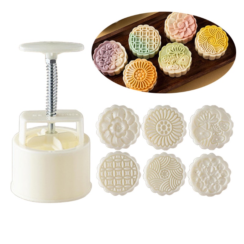 Khuôn Nhấn Tay Dùng Làm Bánh Trung Thu Tiện Dụng