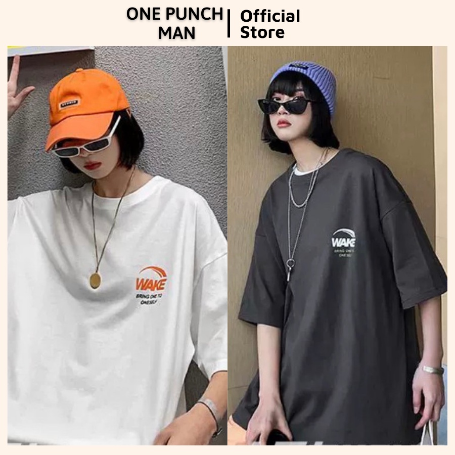 Áo thun tay lỡ WAKE MORE TO THE POINT unisex form rộng - Áo phông OPM co giãn 4 chiều không xù lông