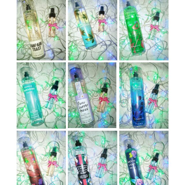 (30ML) COMBO 5 MIST Bath&bodyworks