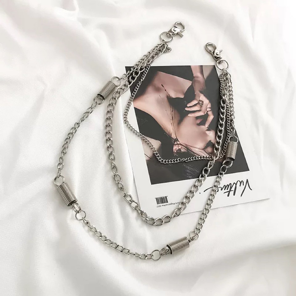 CHAIN XÍCH TREO QUẦN TÚI bán rời - Xích cài phối phụ kiện quần áo nam nữ cá tính Siêu COOL Sim sim shop
