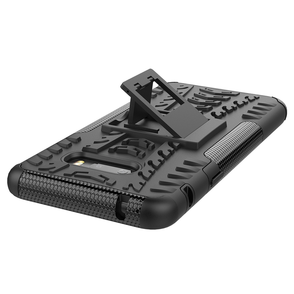 Ốp điện thoại nhựa TPU mềm có giá đỡ chống sốc cho LG V50S ThinQ G8X
