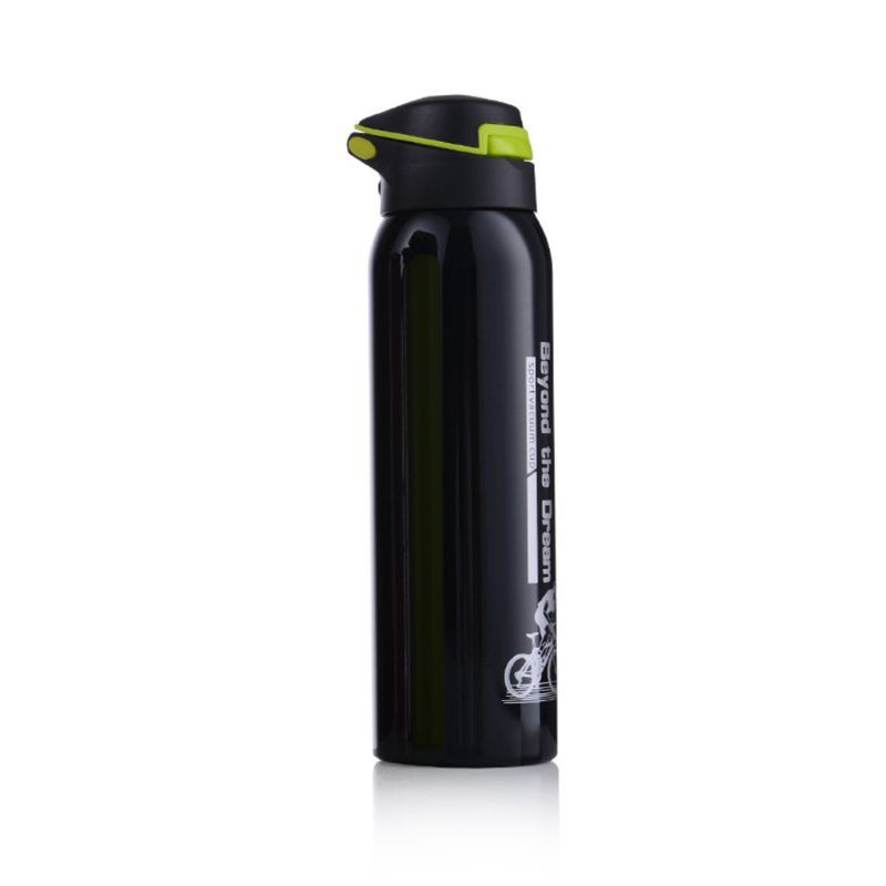 Bình nước giữ nhiệt 500ml bằng thép không gỉ kiểu dáng mới lạ dành cho xe đạp leo núi