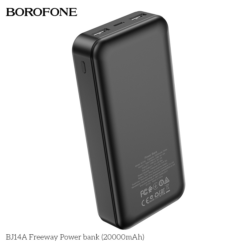 Sạc Dự Phòng BOROFONE BJ14A 20000Mah  Hàng Chính Hãng Cao Cấp, Hỗ Trợ Sạc Nhanh Hiển Thị Phần Pin. Bảo Hành 12 Tháng.