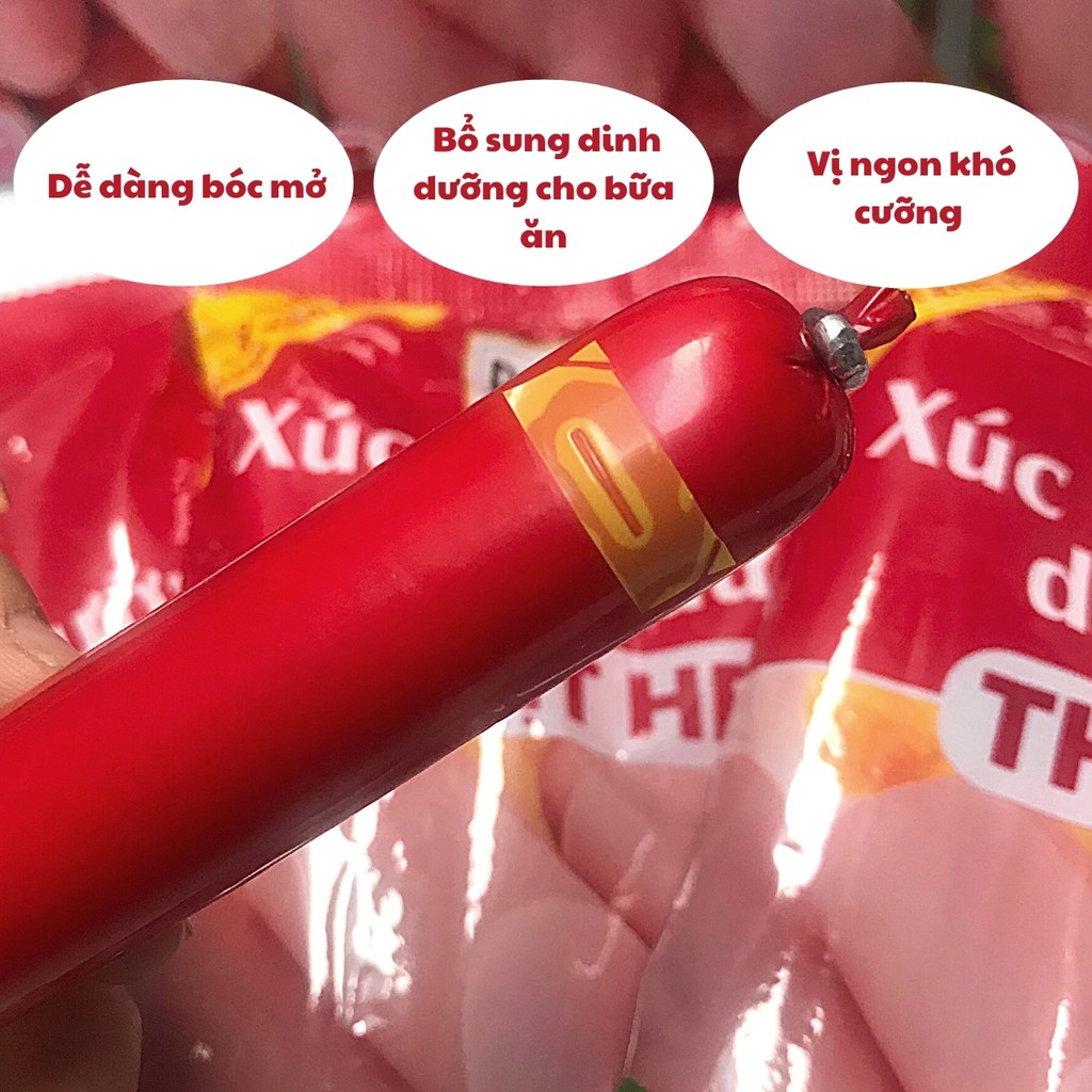 Xúc xích heo Ponnie 88% thịt loại mới, xúc xích dinh dưỡng Ponnie ngon cực kì, ăn là ghiền