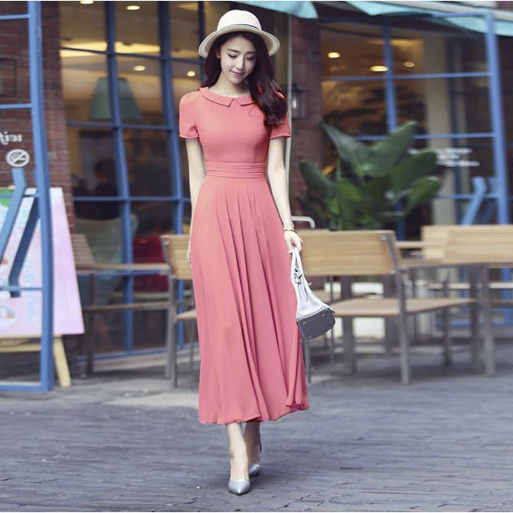 SALE - Đầm maxi voan cổ sen Misa Fashion MS289 | BigBuy360 - bigbuy360.vn