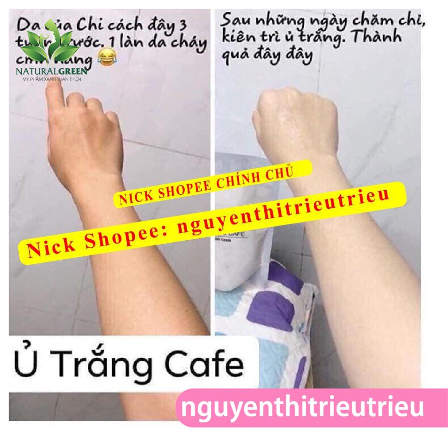 (100gr) Ủ Trắng Cafe Thảo Dược, Bột Tắm Trắng Cafe, Dùng cả Mặt + Body (Toàn thân) Trắng da, tẩy da chết, hết nám sạm da