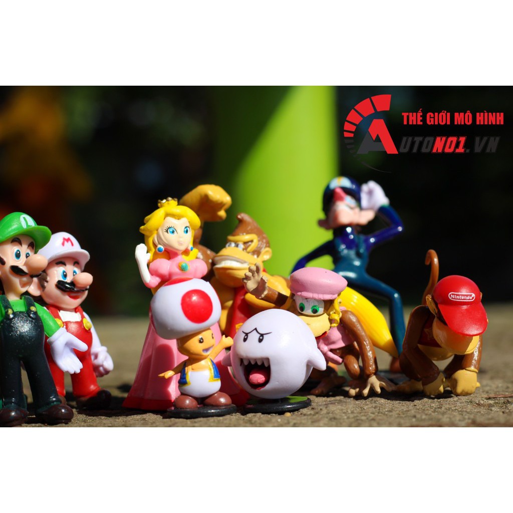 MÔ HÌNH NHÂN VẬT SUPER MARIO SET 10 CON 7CM 6911