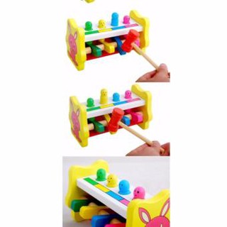Đồ chơi đập chuột bằng gỗ
