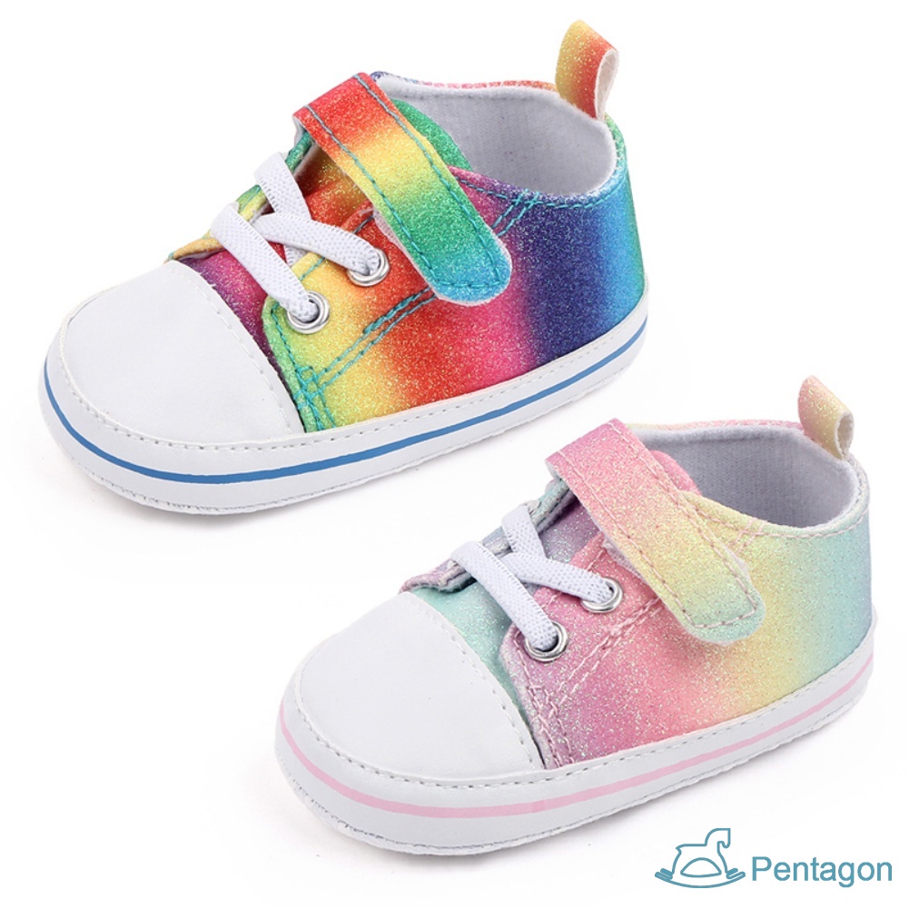 Giày Sọc Ca Rô Đế Mềm Cho Bé 0-18 Tháng Walkers