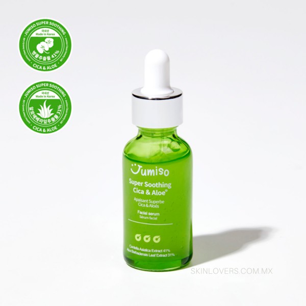 Tinh chất dưỡng phục hồi da nhạy cảm Jumiso Super Soothing Cica &amp; Aloe Facial Serum 30ml/5ml