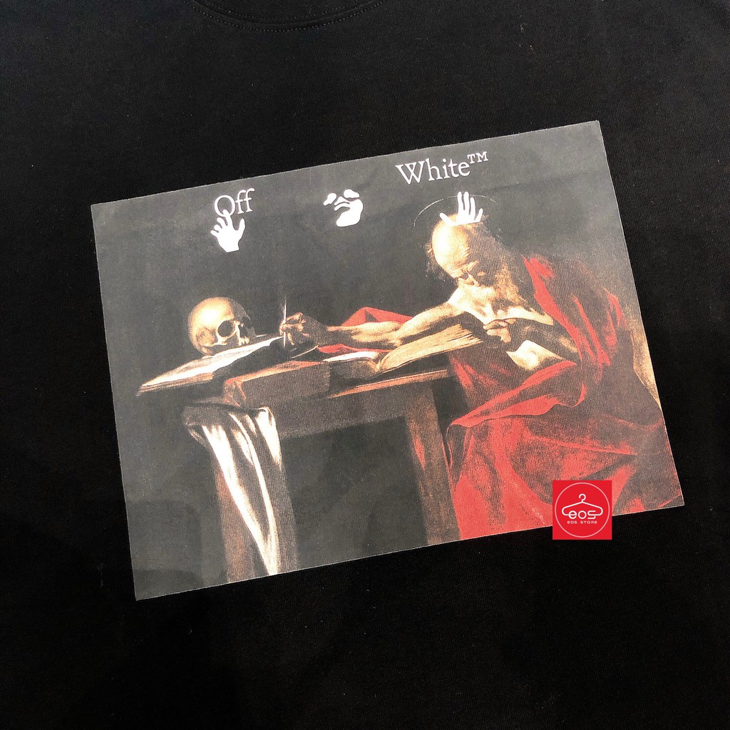Áo thun OFF - WHITE Caravaggio painting  Bản cao cấp nhất