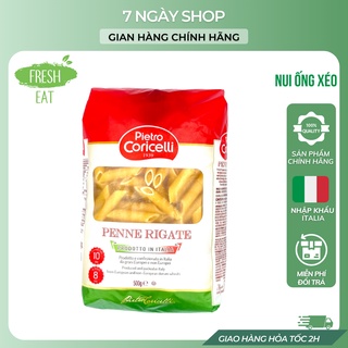 Mì Ý Pietro Coricelli Penne Rigate 7NgayShop 500g Nhập Khẩu Ý Date 2024, Mì Ý Spaghetti Dạng Nui Ống Xéo