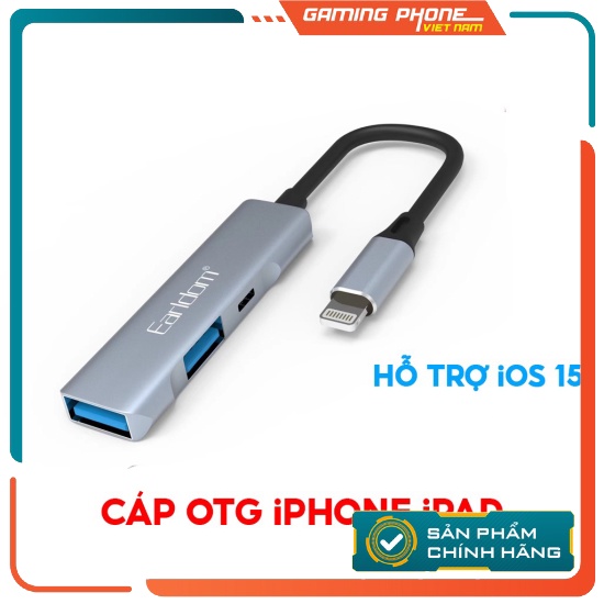 Cáp OTG Dành Cho iP HUB11 - Jack chuyển đổi Chính Hãng