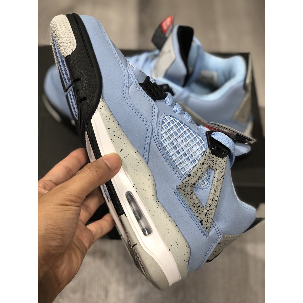 Giày Thể Thao , Sneaker Jordan 4 University Blue