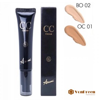 Kem nền cc cream asami spf20 pa+++, mỏng nhẹ, lâu trôi, giữ ẩm, che phủ, da sáng đều màu