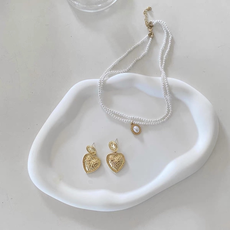 Khay thạch cao đựng trang sức, phụ kiện chụp ảnh