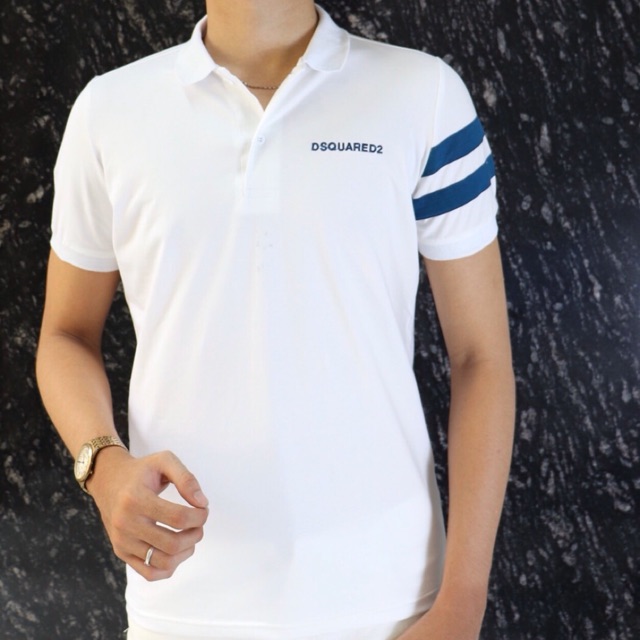 Áo thun nam cổ trụ Dsquared2