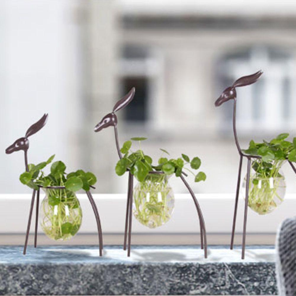CONOPERY Chậu Hoa Thủy Canh Hình Con Hươu Độc Đáo Trang Trí Nhà Cửa
