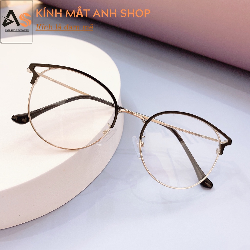 Kính mắt mèo kim loại kiểu dáng thời trang nữ giới 90025