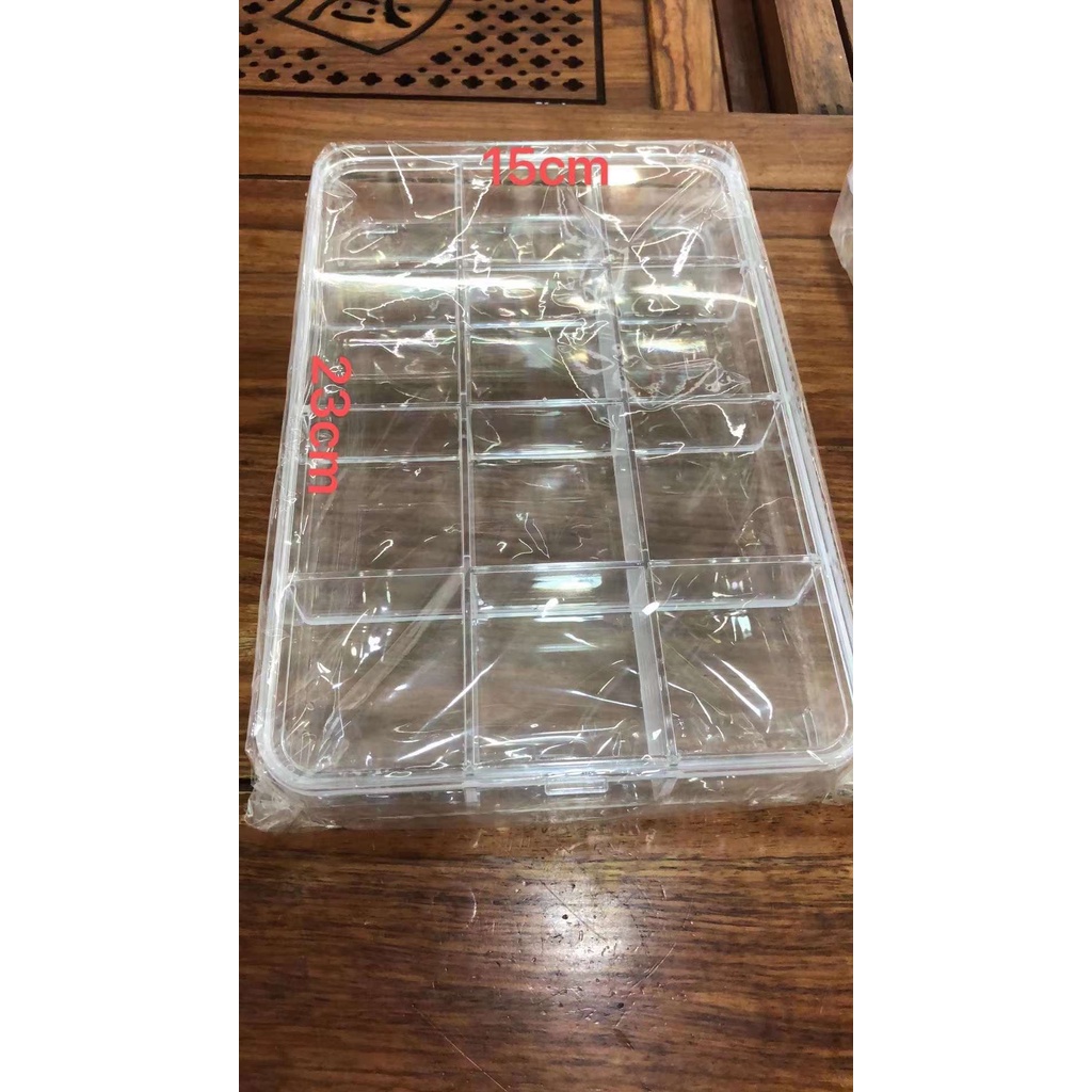 Hộp nhựa cứng trong suốt đựng đồ handmade - Shop Charm Bạc 925 - Mã PKHOPC