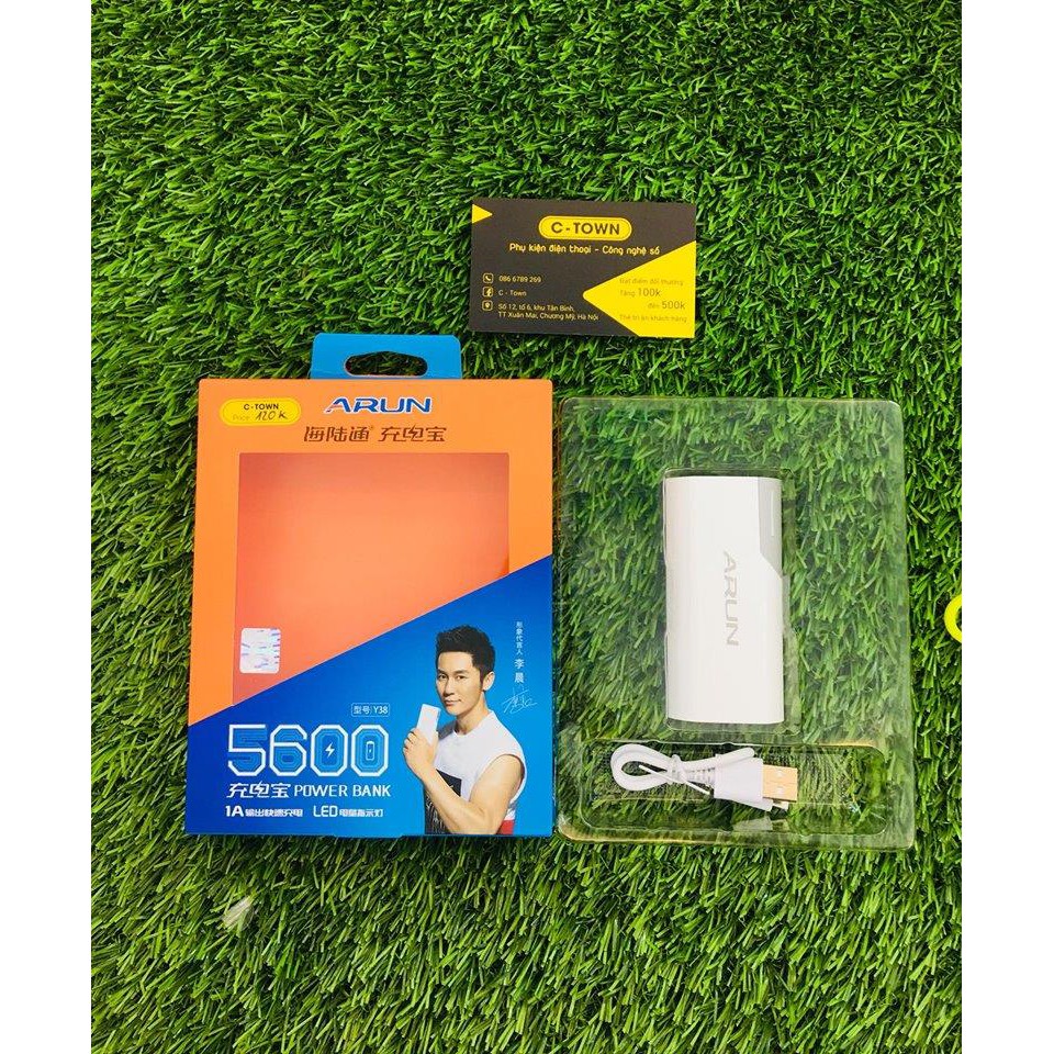SẠC DỰ PHÒNG ARUN Y38 5600MAH( CHÍNH HÃNG)