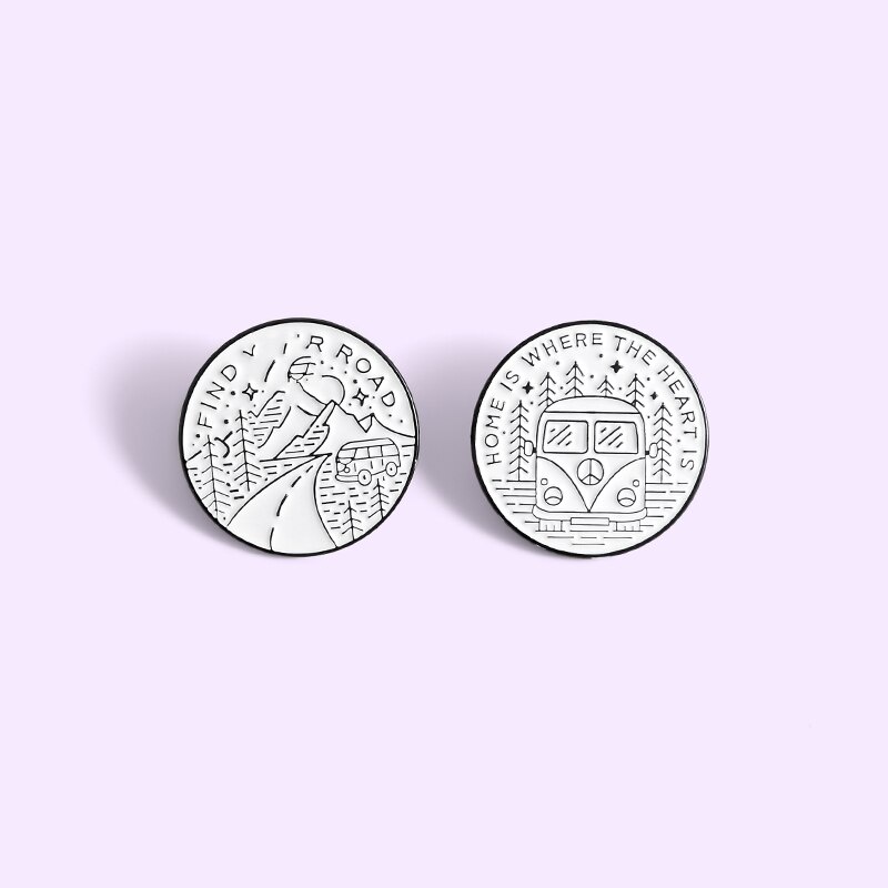 Ghim cài áo bằng kim loại tráng men cứng dễ thương