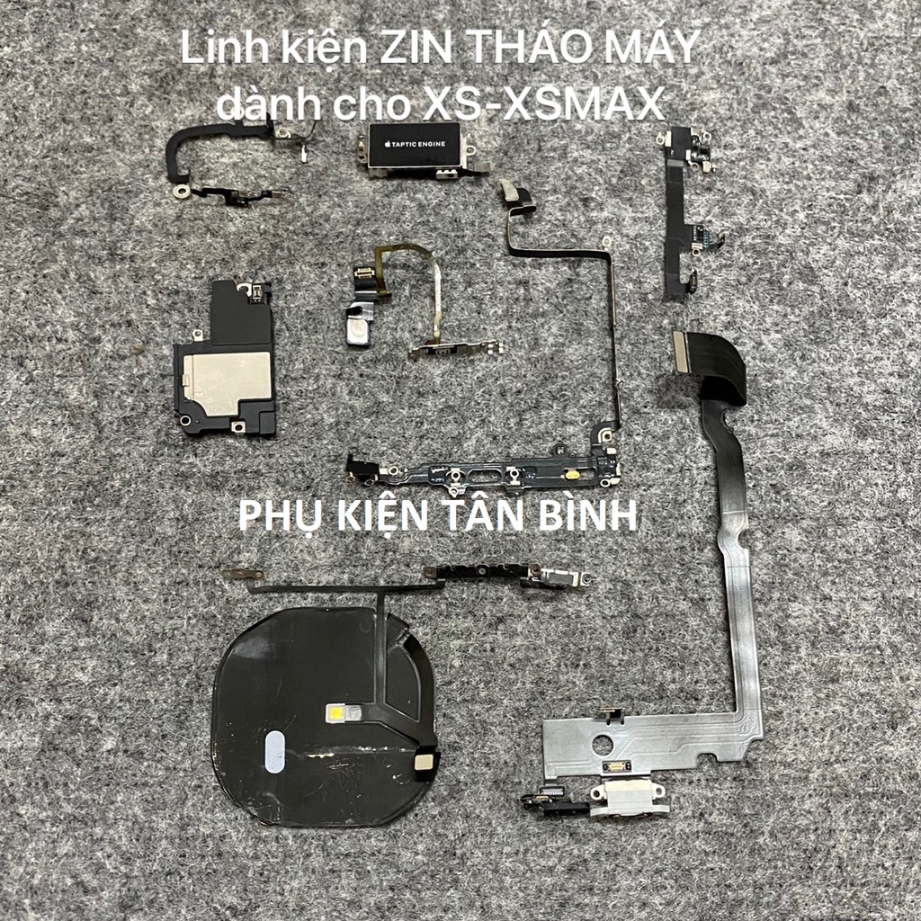 Chân sạc, dây sóng, loa, sạc không dây... hàng zin máy XS và XSMax